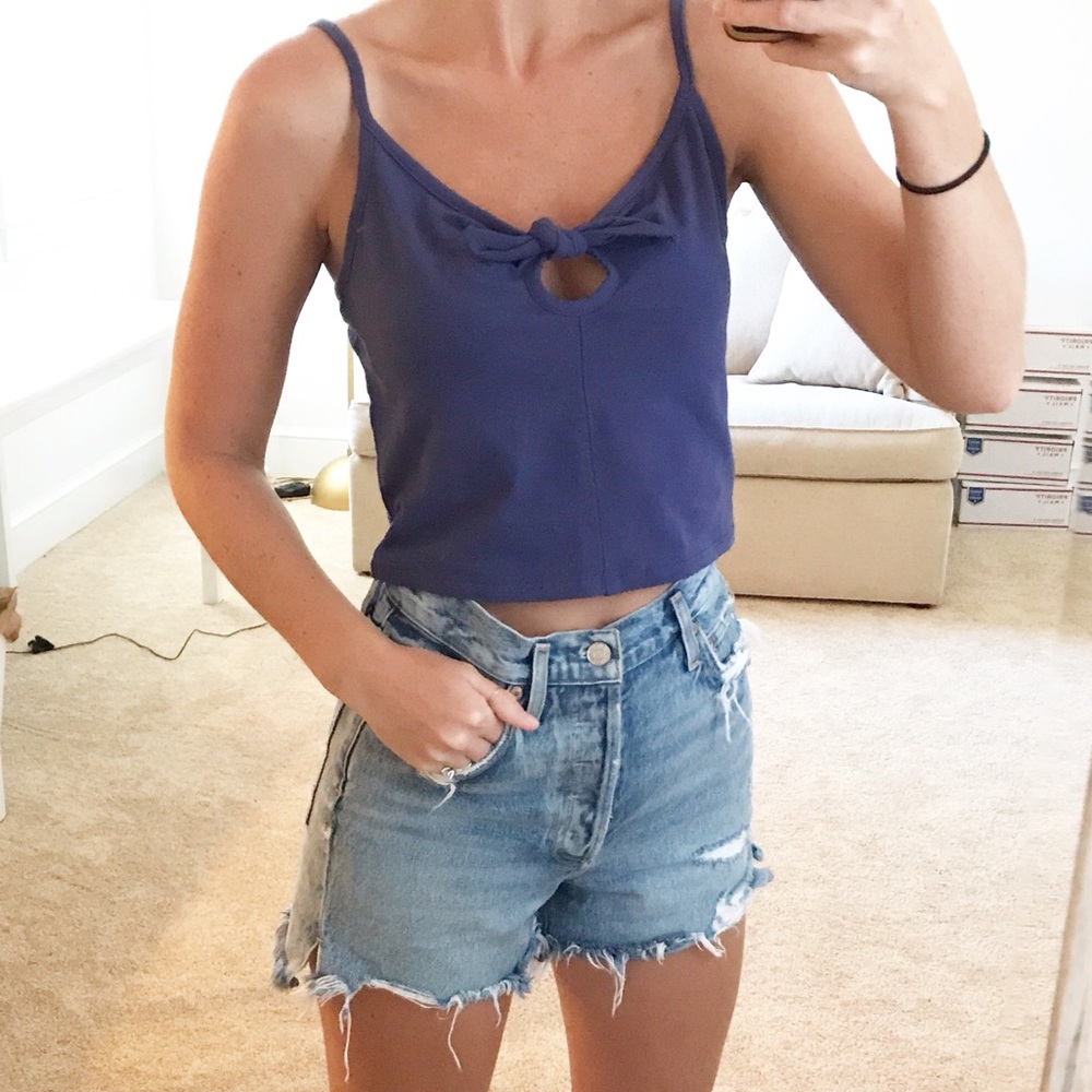 Prince & Fox Purple Crop Top Tank